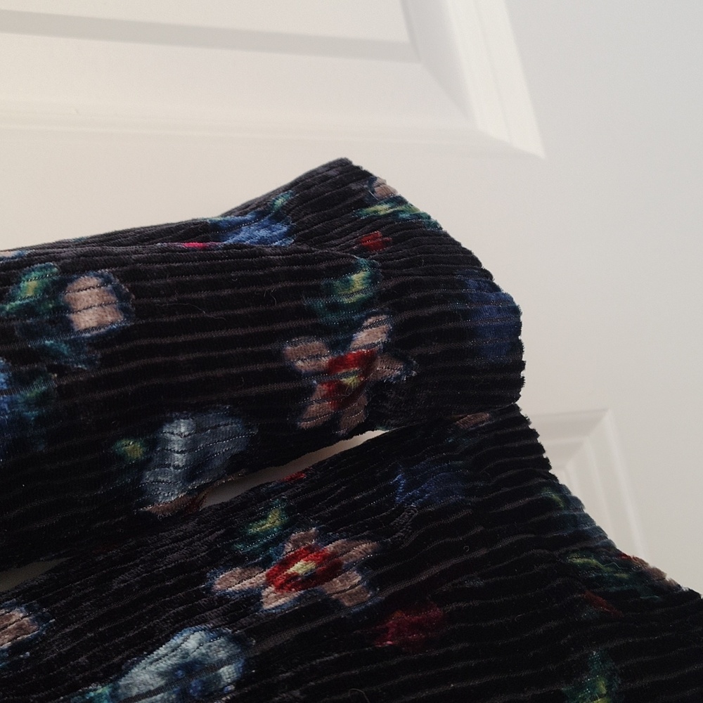 NWOT ANTHROPOLOGIE ett:twa Blooming Blazer Floral Velvet Size 12 - Picture 9 of 14